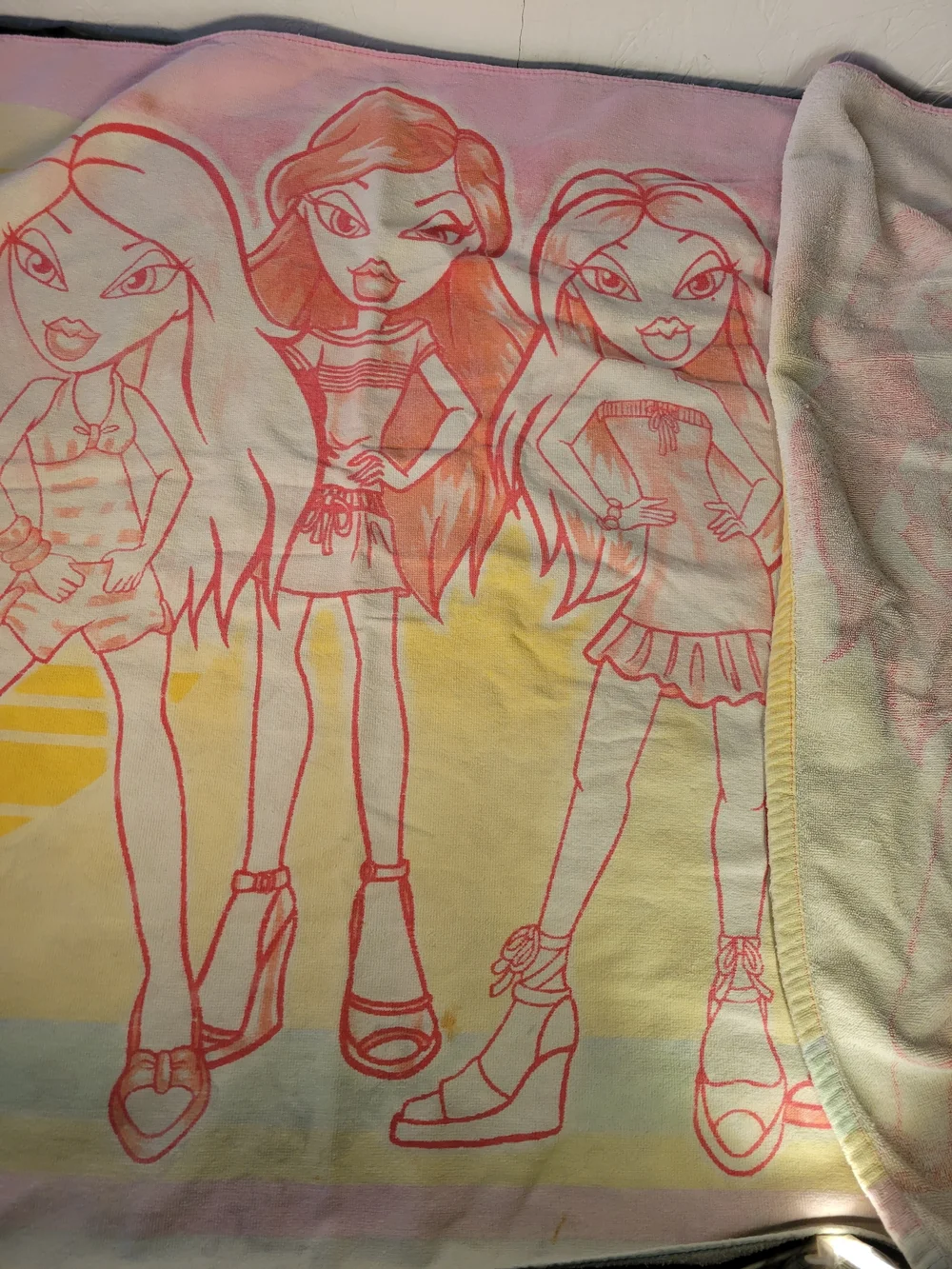 Bratz Vintage Beach Towel 90s 51.5x28